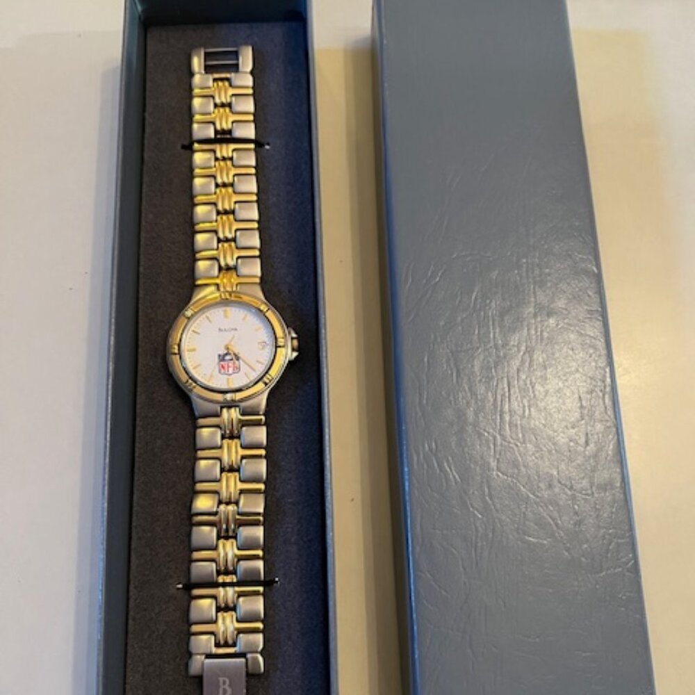 BULOVA | NFL Men's Watch with Date-NEW Battery - Picture 3 of 14